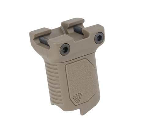 Taktická rukoväť Angled Vertical Grip Short, FDE, Picatinny